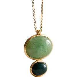 MANGO MANGO Long Stone Necklace