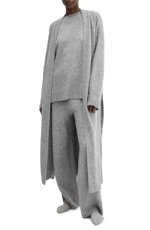 MANGO MANGO Long Tie Belt Cardigan