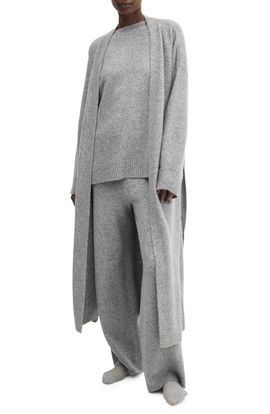 MANGO MANGO Long Tie Belt Cardigan