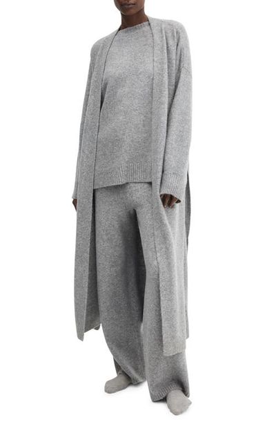 MANGO MANGO Long Tie Belt Cardigan