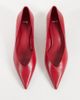 Mango Mango low heeled pumps in red - 2