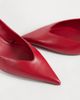 Mango Mango low heeled pumps in red - 3