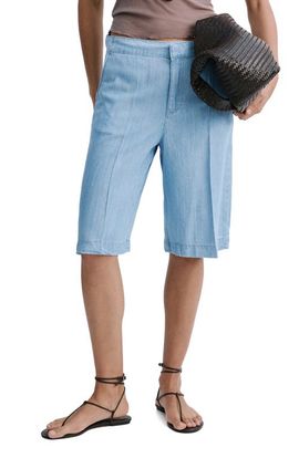 MANGO MANGO Low Rise Denim Bermuda Shorts