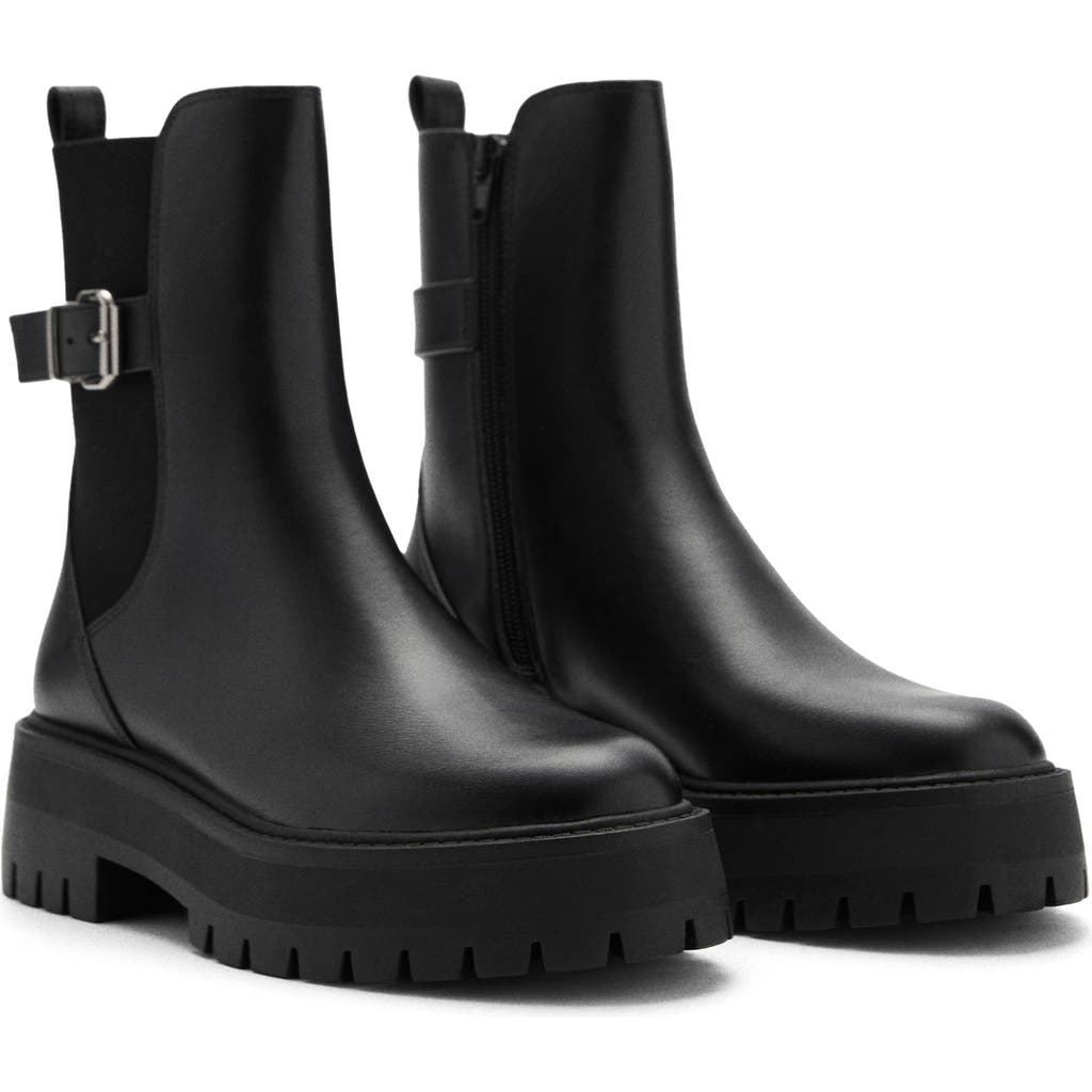 MANGO MANGO Lug Sole Chelsea Boot