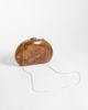 Mango Mango marble effect clutch bag in brown - 3