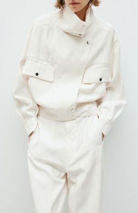 MANGO MANGO Marie High Neck Jacket