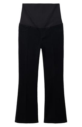 MANGO MANGO Maternity Low Rise Crop Bootcut Jeans
