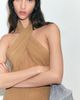 MANGO MANGO Mesh Halter Dress - 5