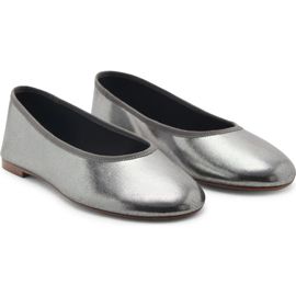 MANGO MANGO Metallic Ballet Flat