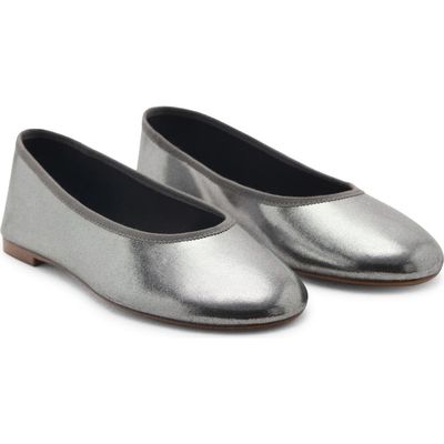 MANGO MANGO Metallic Ballet Flat
