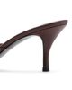 MANGO MANGO Metallic Detail Faux Leather Slide Sandal - 4