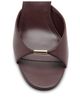 MANGO MANGO Metallic Detail Faux Leather Slide Sandal - 5