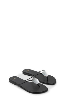 MANGO MANGO Metallic Detail Flip Flop