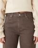 Mango Mango Miami 100% cotton straight jeans in brown - 4