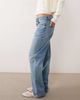 Mango Mango Miami 100% cotton straight jeans in light blue - 4