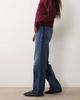 Mango Mango Miami 100% cotton straight leg jeans in dark blue - 3