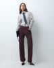 Mango Mango Miami straight jeans in wine-Red - 1
