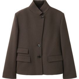 MANGO MANGO Micro Houndstooth Check Blazer