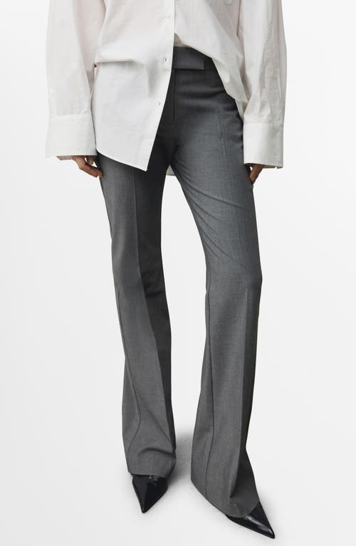 MANGO MANGO Mid Rise Flare Pants