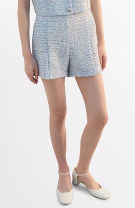 MANGO MANGO Mid Rise Tweed Shorts