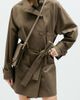 MANGO MANGO Midi Belted Trench Coat - 1