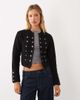 Mango Mango military jacket in black - 1