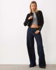 Mango Mango military jacket in black - 3