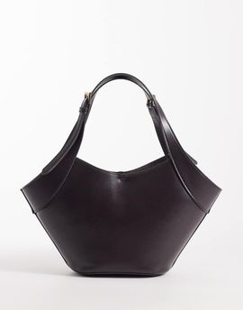 Mango Mango mini bucket bag in chocolate-Brown