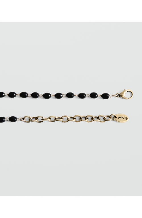 MANGO MANGO Mixed Bead Pendant Y Necklace