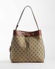 Mango Mango monogram bucket bag in brown - 1