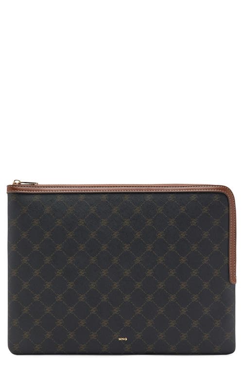 Mango Computer Case MANGO - Monogram Logo Faux Leather Laptop Case