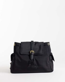 Mango Mango multi compartment backpack in black