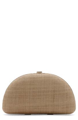 MANGO MANGO Natural Fiber Clutch