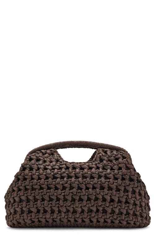 MANGO MANGO Natural Fiber Frame Clutch