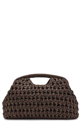MANGO MANGO Natural Fiber Frame Clutch