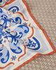 Mango Mango neck scarf in tile print-Blue - 2