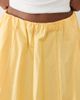 Mango Mango Newcreta 100% cotton full maxi skirt in butter yellow - part of a set - 3