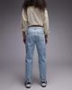 Mango Mango Newmom mom jeans in bleach washed blue - 3