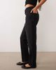 Mango Mango Newmom relaxed mom jeans in black - 2