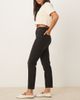 Mango Mango Newmom slim mom jeans in black - 2