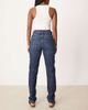 Mango Mango Newmom slim mom jeans in deep blue - 3