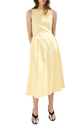 MANGO MANGO Nicole Drop Waist Midi Dress
