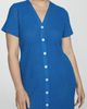 MANGO MANGO Open Stitch Button Front Knit Dress - 3