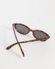 Mango Mango oval sunglasses in brown - 2