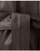 MANGO MANGO Oversize Belted Faux Leather Jacket - 5