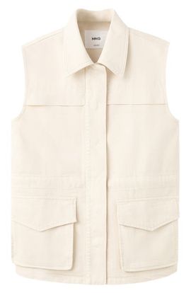 MANGO MANGO Oversize Denim Vest