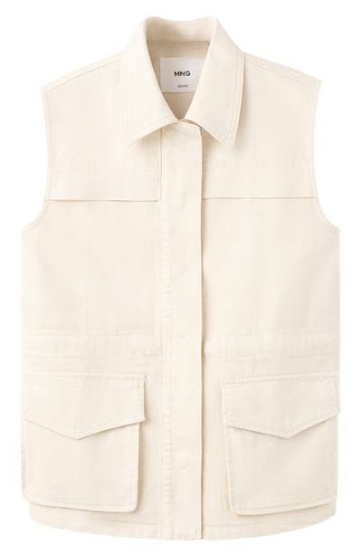 MANGO MANGO Oversize Denim Vest