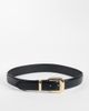Mango Mango oversized buckle belt in black - 1