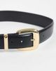 Mango Mango oversized buckle belt in black - 2