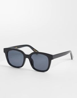 Mango Mango oversized cat eye sunglasses in black